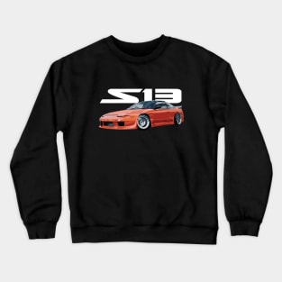 S13 240SX ORANGE Crewneck Sweatshirt